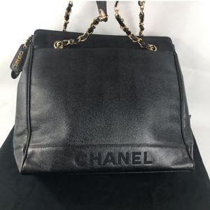 💎ZIPPERED💎XXL CHANEL TOTE CAVIAR